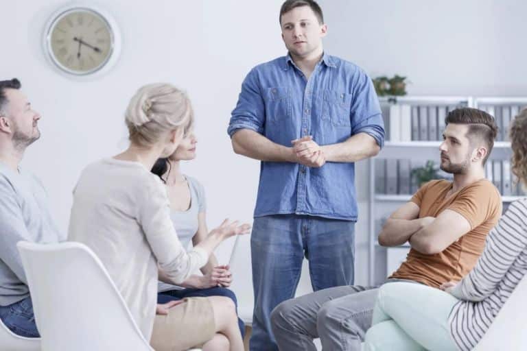 group treatment at rehab